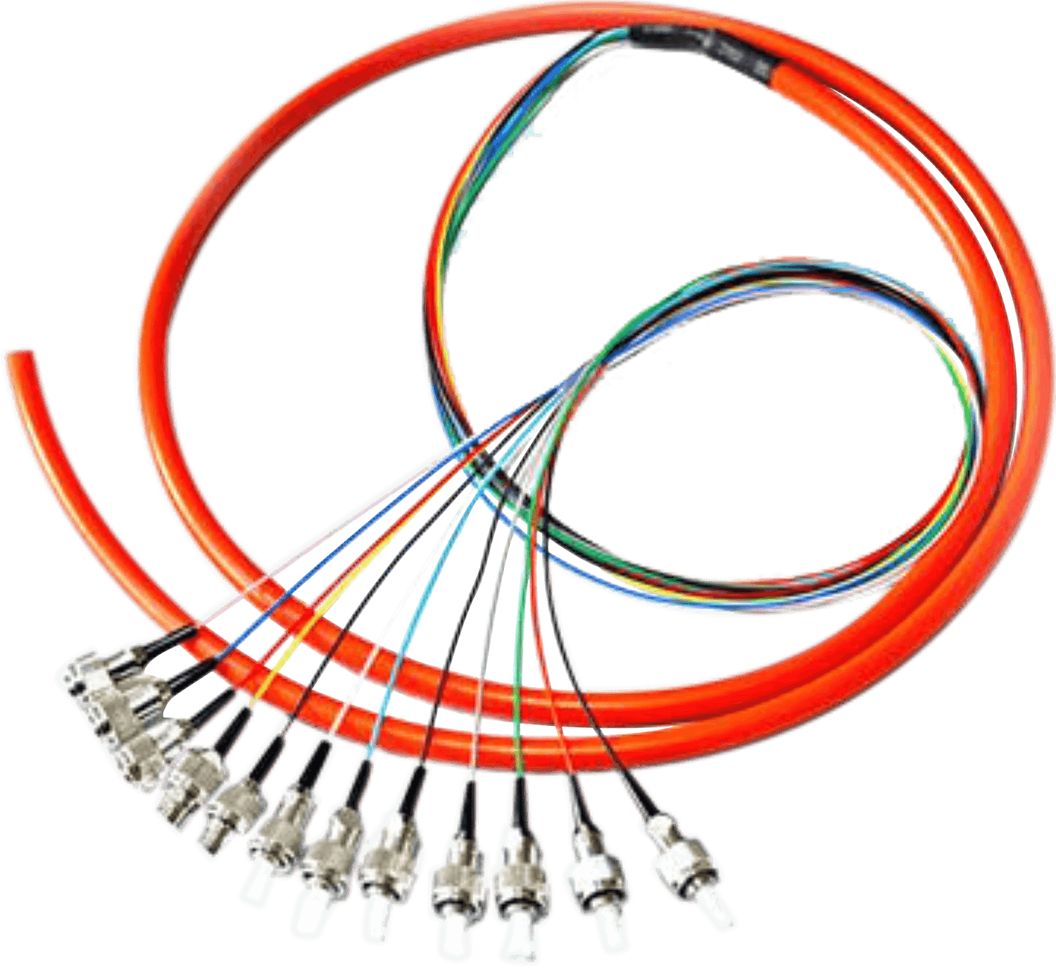 束状、带状光纤光缆连接器组件