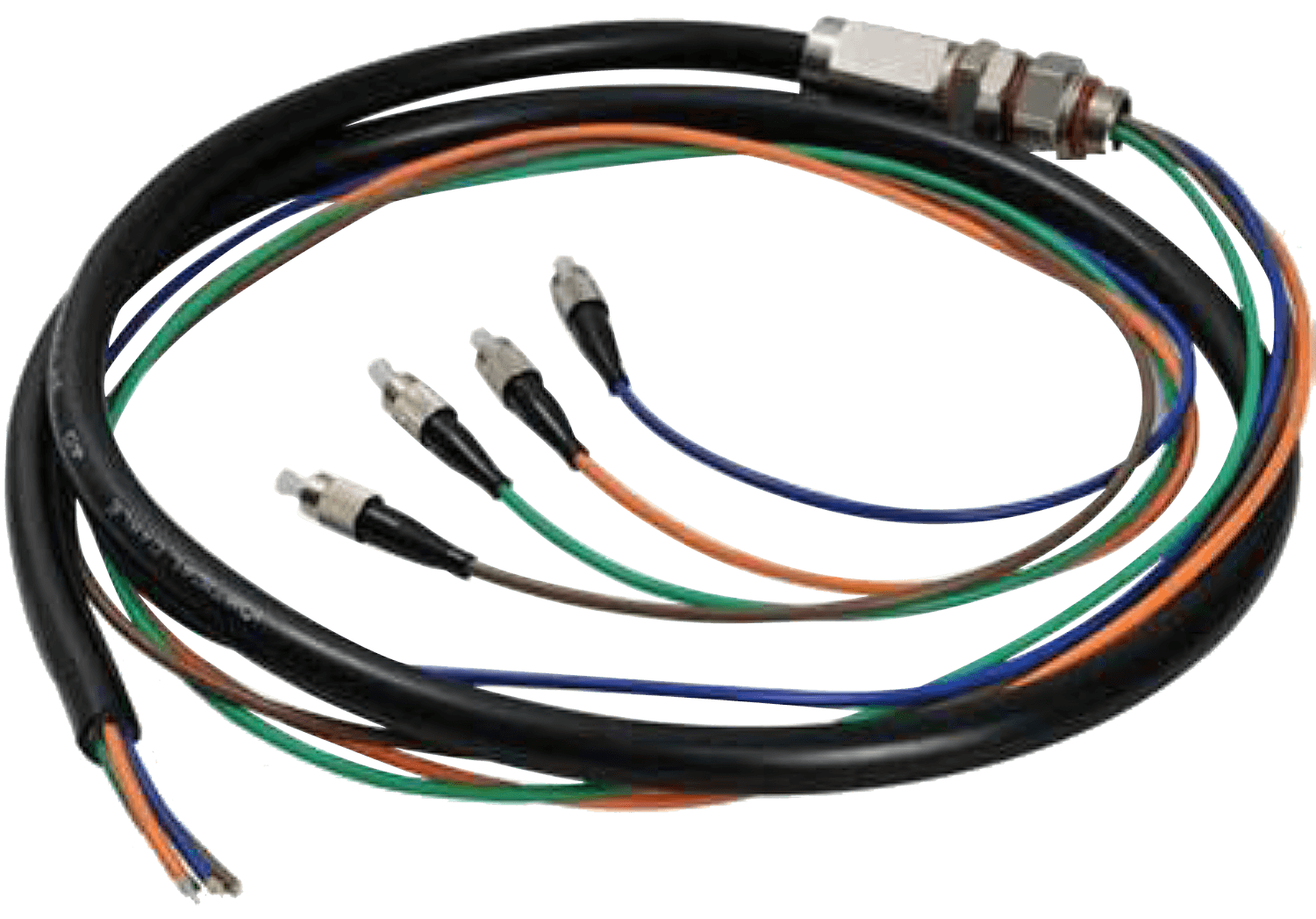 防水尾缆连接器组件
